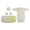 UD_Gown, Cap Booties And Washcloths - 7 Pc Set Cs_0019
