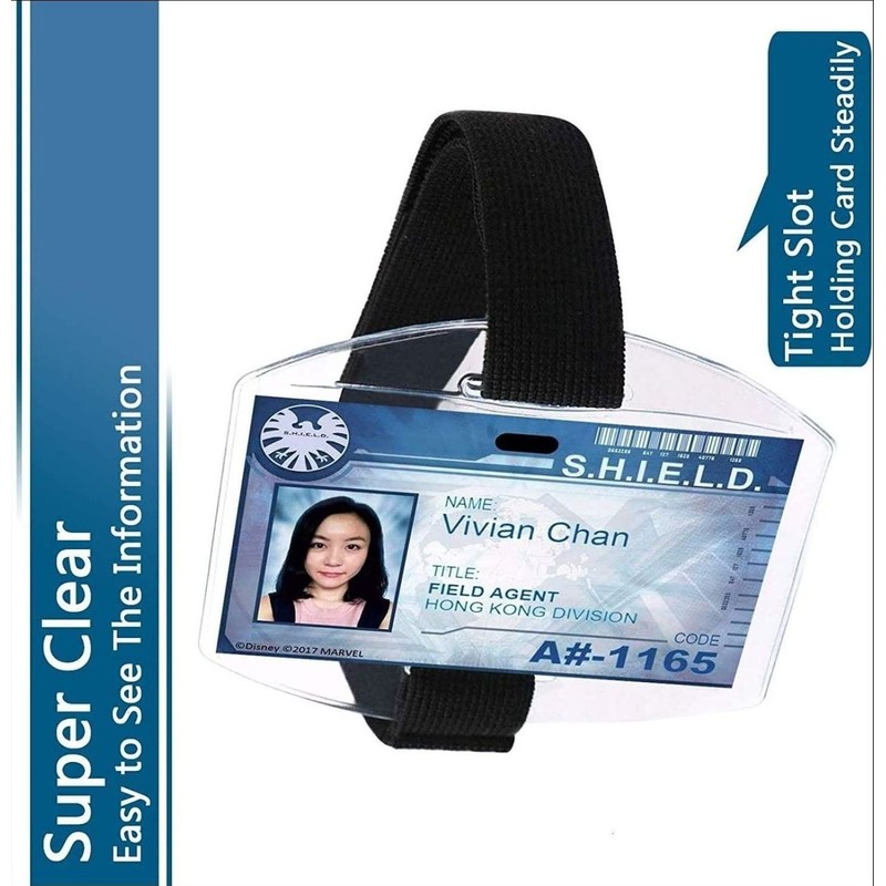Weforu Identity Arm Band for Work/Gym/Exercise, ID Arm Badge Holder