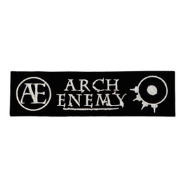 Arch Enemy - Silver Red Small Embroidered Patch for Iron-On Applique Souvenir Accessories