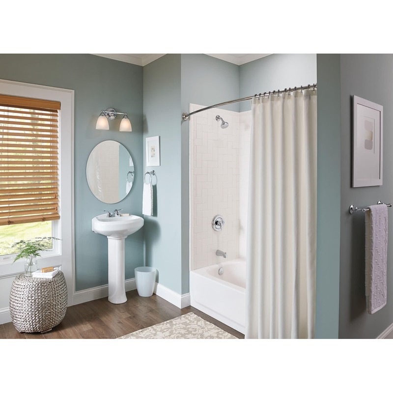 Moen 84603 Adler Chrome Two Handle Bathroom Faucet 4 in.