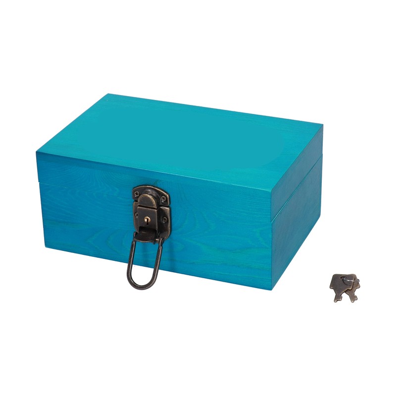 Wooden Storage Box Retro Decorative Jewelry Box Desktop Sundries Organizer