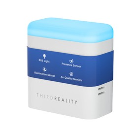 THIRDREALITY Smart Presence Sensor R3, 60GHz mmWave Radar, USB-C Powered, RGB Light with Status Indication, Illumination Sensor, Zigbee Repeater, Compatible with Home Assistant(ZHA&Z2M), SmartThings