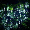DINOWIN - Luces solares de gota, gota de agua, luces