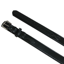 Boston Leather Men's Heavy Duty Leather Ranger Work Belt, 34, Black