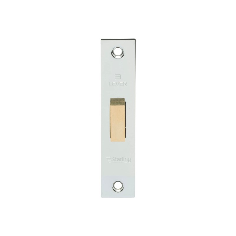 Sterling MLD330N MLD330 3-inch/76mm 3-Lever Deadlock-Nickel, Chrome, 3.0" 76mm