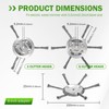 wee wonder-Heavy-Duty Grass Trimmer Head Replacement - Universal Fit for