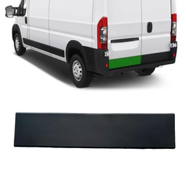Copgge Rear Door Trim Back Door Molding Panel Trim Exterior Barn Door Plastic Trim Cover Fits for Ram Promaster 1500 2500 3500 Cargo Van 2019 2020 2021 2022 2023 2024 1ZT57JXWAB (Left Side, Black)