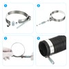 PATIKIL T-Bolt Hose Clamps with Spring, 4 Pack 304 Stainless