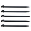 5 lápices capacitivos de plástico para consola de juegos, reemplazo para consola wii u WIIU (negro)