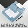 オキナ ビニールバッグ 角形2号 ブルー VB2EB