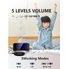 Mesqool Extra-Loud Alarm Clock with Bed Shaker for Heavy Sleepers,
