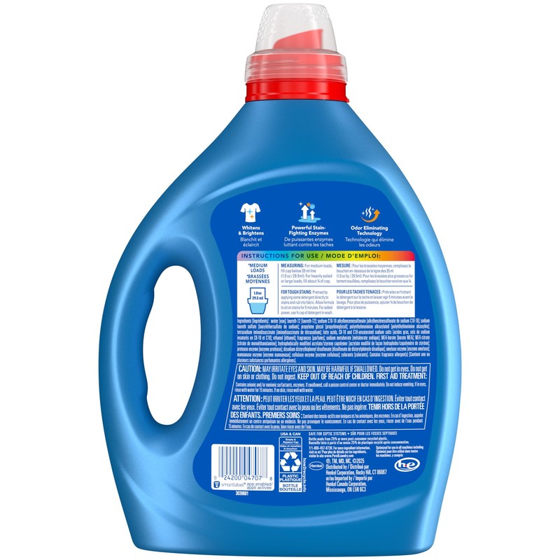 Persil Advanced Clean Oxi+Odor Power, Liquid Laundry Detergent, High Efficiency