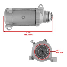 Caltric New for Honda Goldwing GL1100 Starter Hd 1100 1980 1981 1982 1983