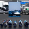 STARELO 5pcs 12mm Momentary led Push Button Switch Black Shell