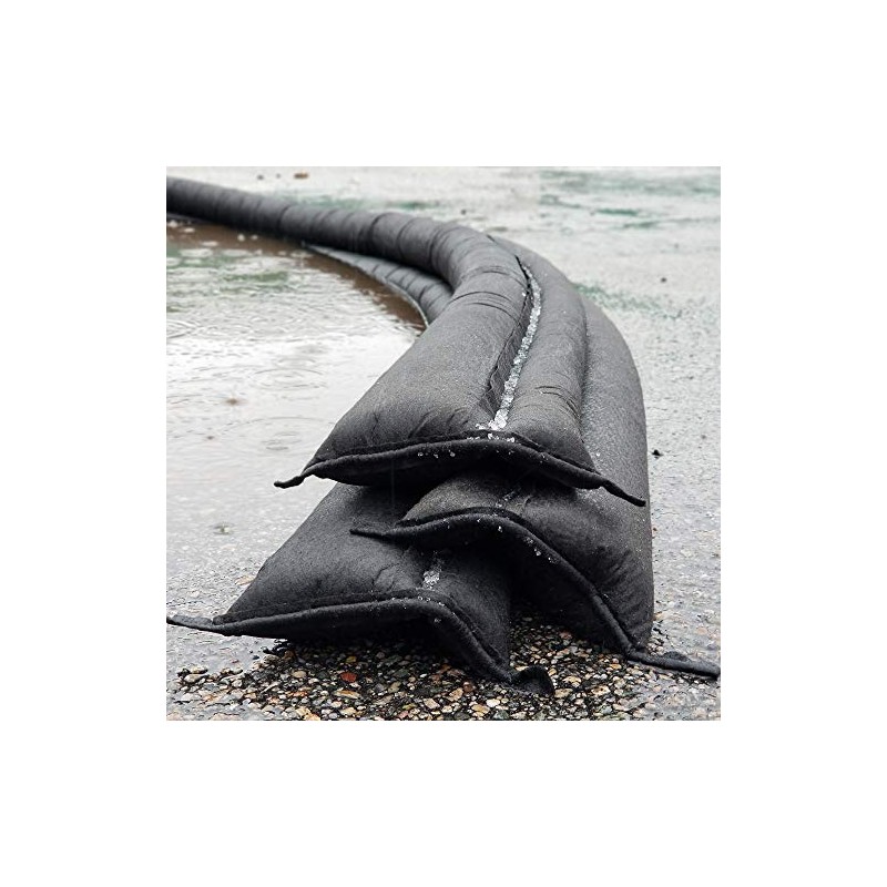 Quick Dam QD65-2 Flood Barriers, 6-Inch x 5-Feet, 2-Pack