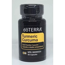 doTerra Turmeric Dual Chamber Capsules 60 Capsules New Sealed Bottle