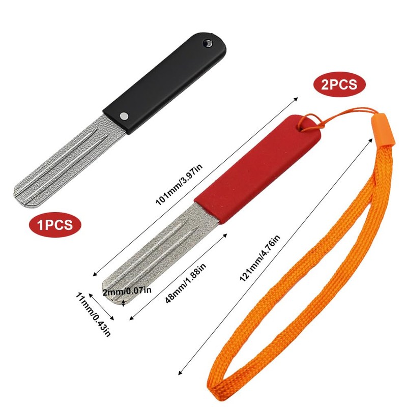 SJDOFU V-Groove Dart Sharpener, 3 PCS Hook Sharpener, Rapid Sharpening