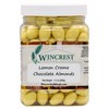 Lemon Creme Chocolate Almonds - 1.5 Lb Tub