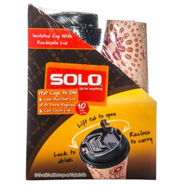 Solo Hot Cup N Reclosable Lid, 16 Ounce