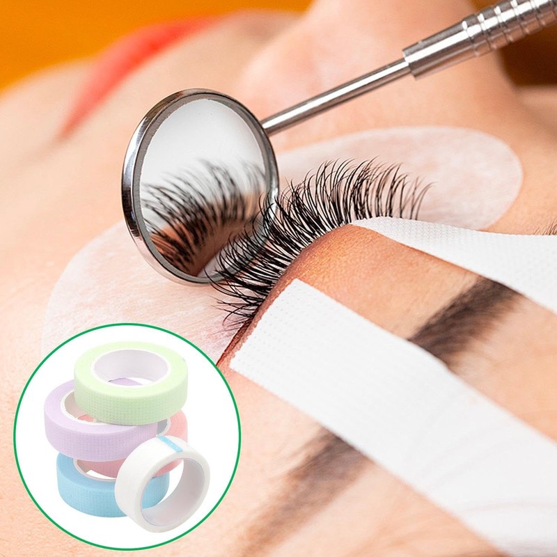 WUFGWBD 10 Pieces Of Eyelash Tape, Easy-To-Tear Breathable Isolation Tape,