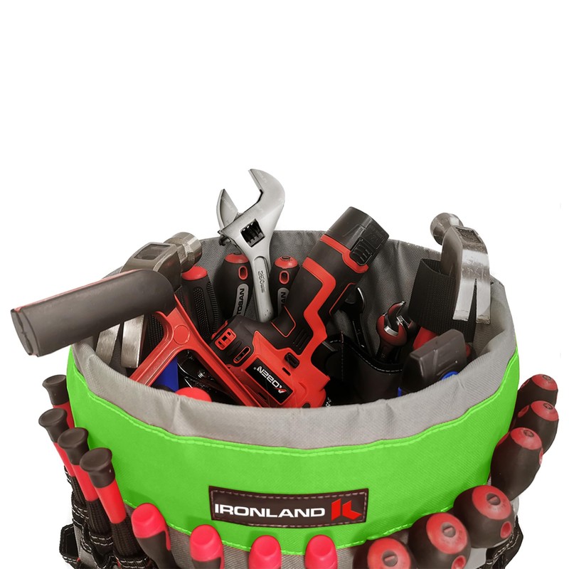 IRONLAND Bucket Tool Organizer Fit 3.5-5 Gallon Bucket, 51 Pockets,