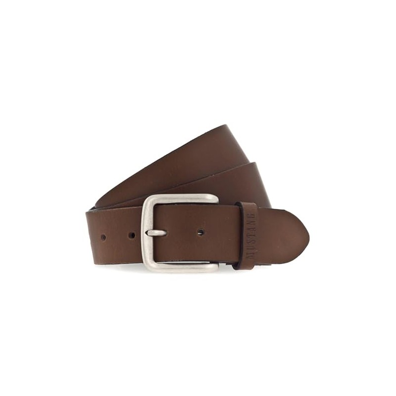 MUSTANG MG2118L15 Men's Leather Belt 40 mm Black Brown 80-115