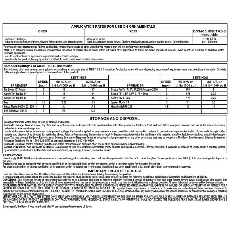 Bayer - Merit 75 WSP (4 x 1.6oz)