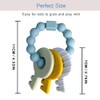 Baby Keys Teether Toys,Silicone Teething Toys for 3+ Months,Teething Keys