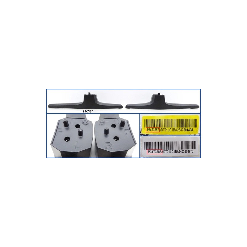 Insignia New Insignia NS-65F301NA23 NS-70F301NA23 Stand Legs w/Screws P34T3587 /
