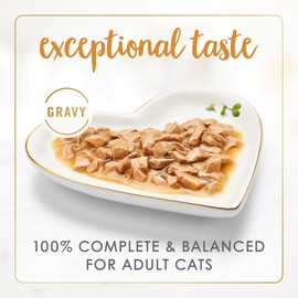 Purina Fancy Feast Gravy Lovers Chicken Hearts and Liver Feast Gourmet Cat Food in Wet Cat Food Gravy - 3 Ounce (Pack of 24)