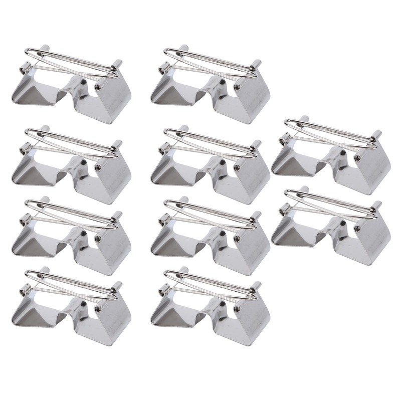 10pcs Metal Clip Stainless Steel Separation Clips Portable Stable Art