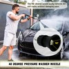 𝙐𝙥𝙜𝙧𝙖𝙙𝙚𝙙 2 Pack-40 Degree Pressure Washer Nozzle 4.0 Orifice, Pressure
