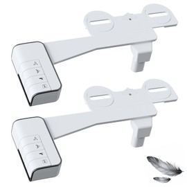 Hibbent 2 Pack Bidet Attachment for Toilet, Non-Electric Dual Nozzle for Frontal & Rear Wash, Adjustable Water Pressure Control, Fresh Water Bidet Toilet Seat, Self Cleaning Water Sprayer, Black