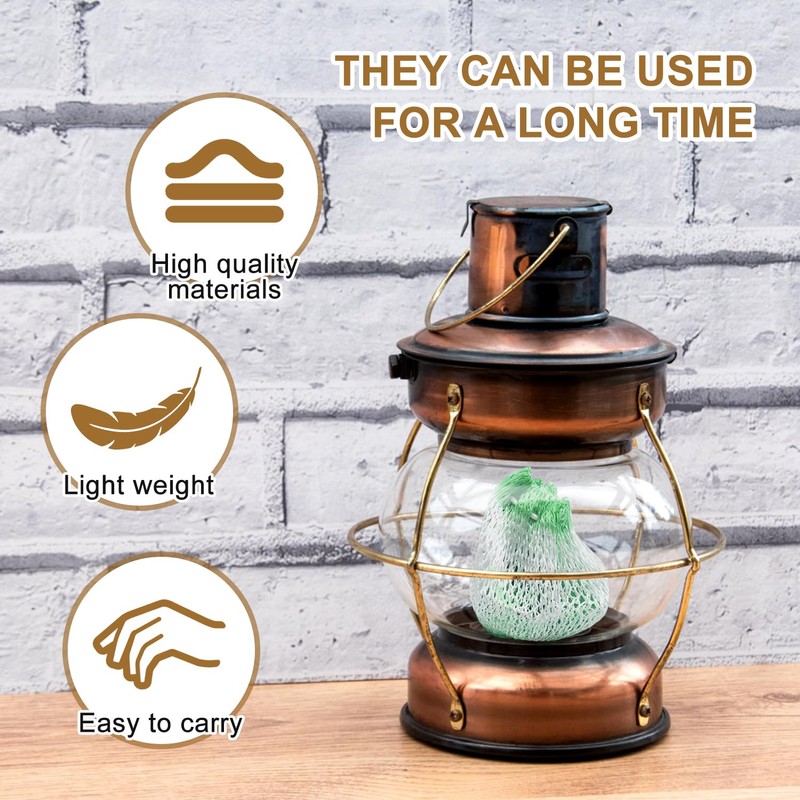 50PCS Propane Lantern Mantles String Tie Lantern Mantles Lantern Cover