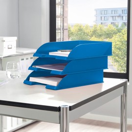 Leitz Letter Tray, blue