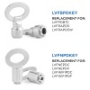 LiveFine Replacement Key for LVFNEPDC LVFNEPDF LVFWIFIPDC LVFWIFIPDF Dispensers