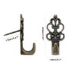 Rddconkit Push Pin Hangers，20 Pcs Zinc Alloy Pin Hooks Picture
