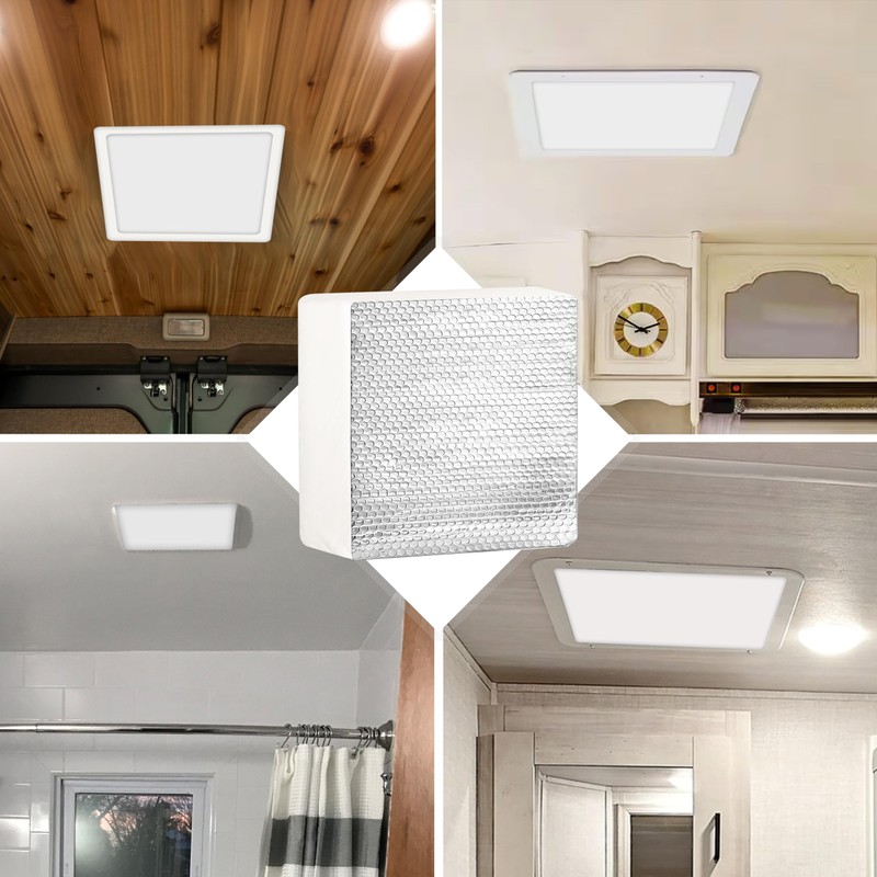 EcoNour RV Vent Insulator for Cooling - 14x 14 x