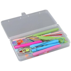 44Pcs Knitting Loom Hooks Set Sewing Needle Set Large Eye Needle Embroidery Colorful Large Eye Bent Tapestry Needles for DIY