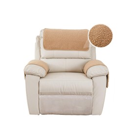 GYHH Sofa Armchair Covers for Arms, Nonslip Sofa Headrest Cover Sherpa Arm Covers with Pockets for Recliner Chair Armchair Slipcovers Furniture Protector