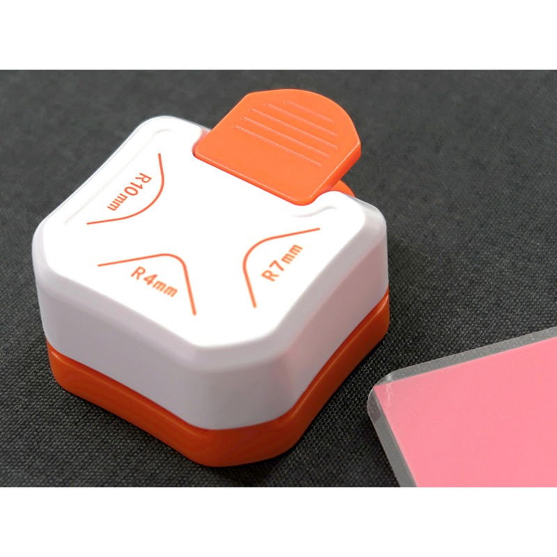 Corner Punch, Corner Rounder, 3-in-1 for Radius 4, 7 and