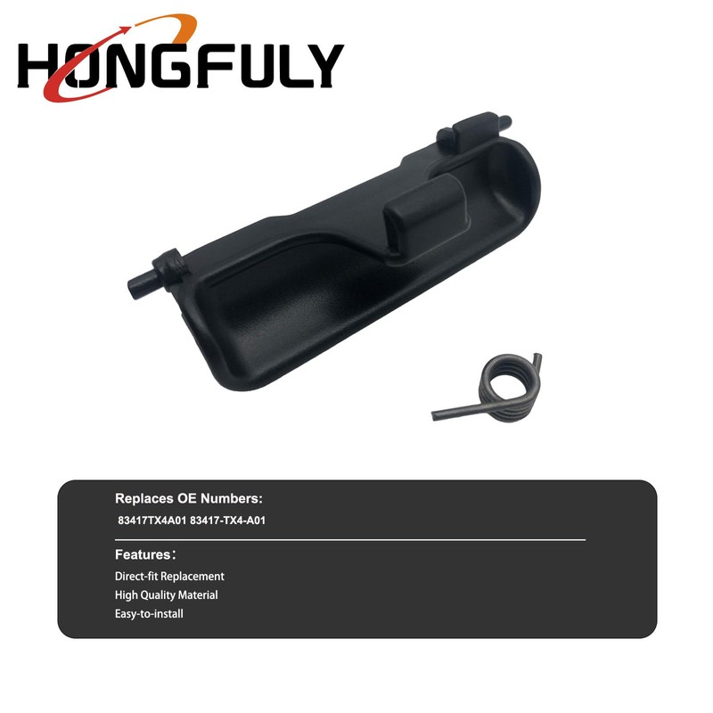HONGFULY Center Console Latch fit for Acura RDX 2013-2018, Metal,