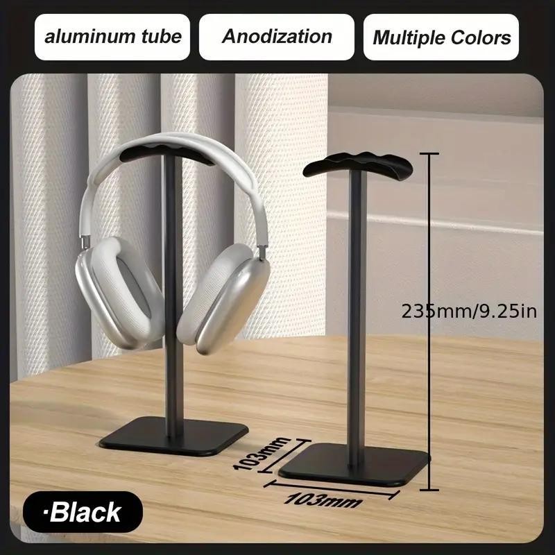 Desktop Metal Headphone Holder, 1 Count Multifunctional Mobile Phone Desktop