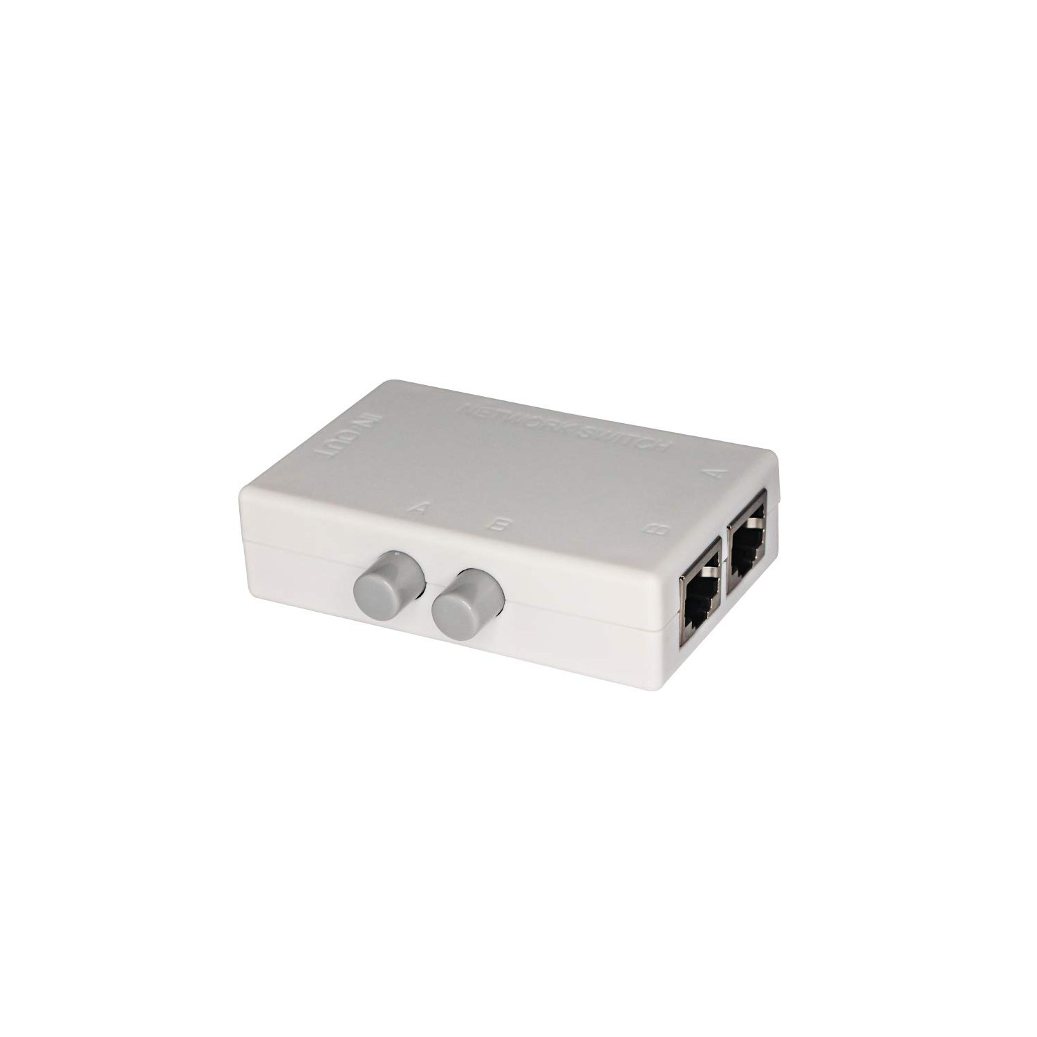 RJ45 Splitter Selector Switch, 2 Ports Network Switch Splitter Selector ...