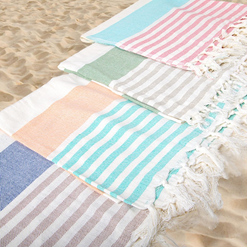 Ruggeri Maxi Telo Mare Spiaggia Fouta in Cotone, 90x170 cm,