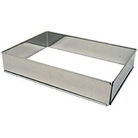 Lares - Baking Tray - Made of Stainless Steel - Square or Oval - Various Adjustable Sizes - Made in Germany