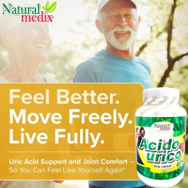 Natural Medix Uric Acid Support - Cleanse & Detox, Balance, Kidney Support - For Gout Relief