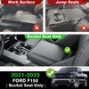 Muslogy Center Console Armrest Cover Compatible with Ford F150 2021-2024