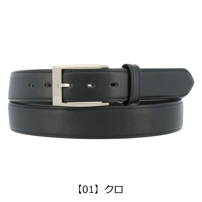 Ducks DB39912L Men's Belt, Long Size, Genuine Leather, Made in