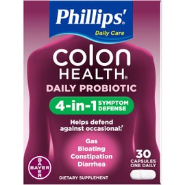 Phillips' Colon Health Probiotic Capsules, 30-Count Bottle - Buy Packs and Save (Pack of 2)
